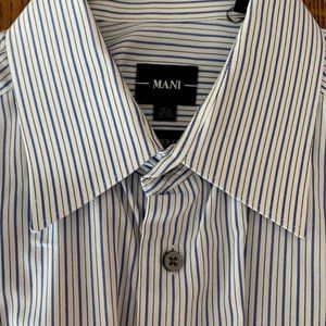 Mani by Giorgio Armani striped men's dress shirt 15 1/2 32/33